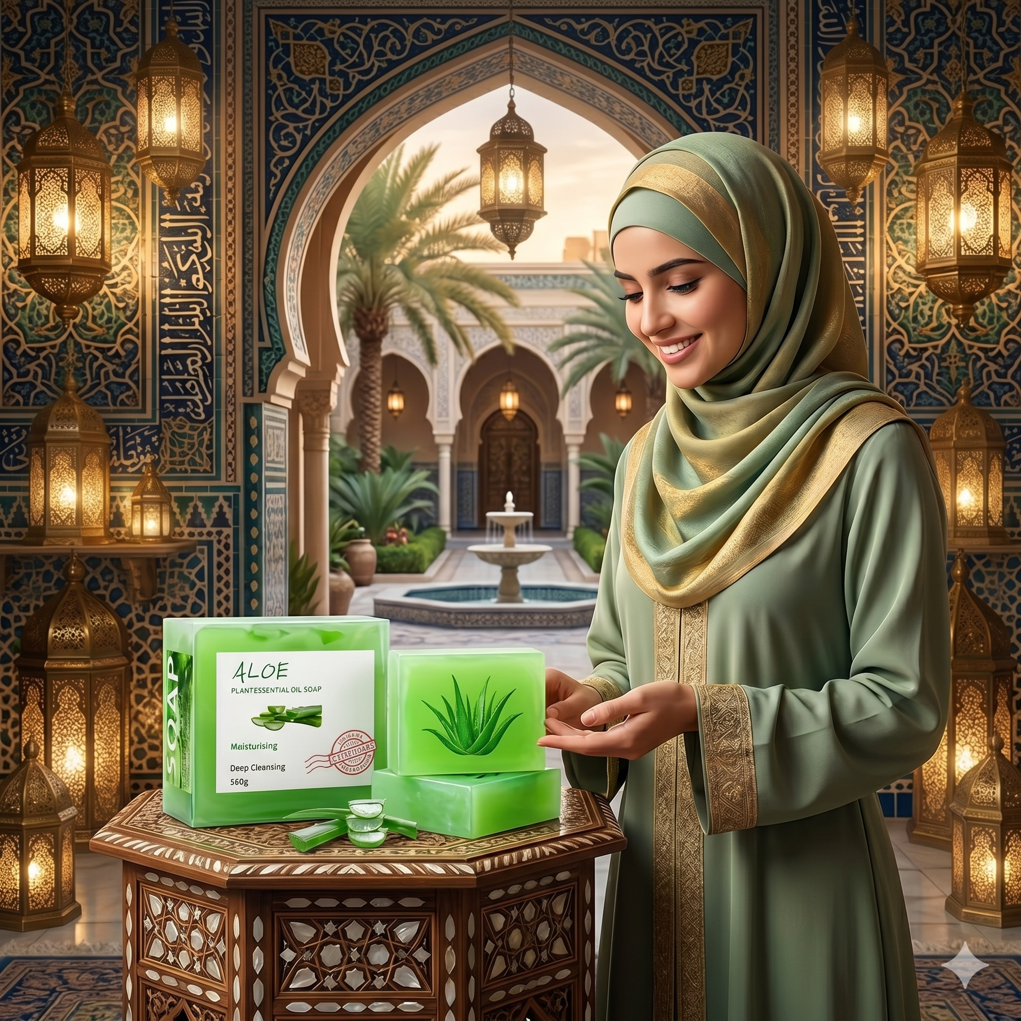Natural Aloe Vera Handmade Soap