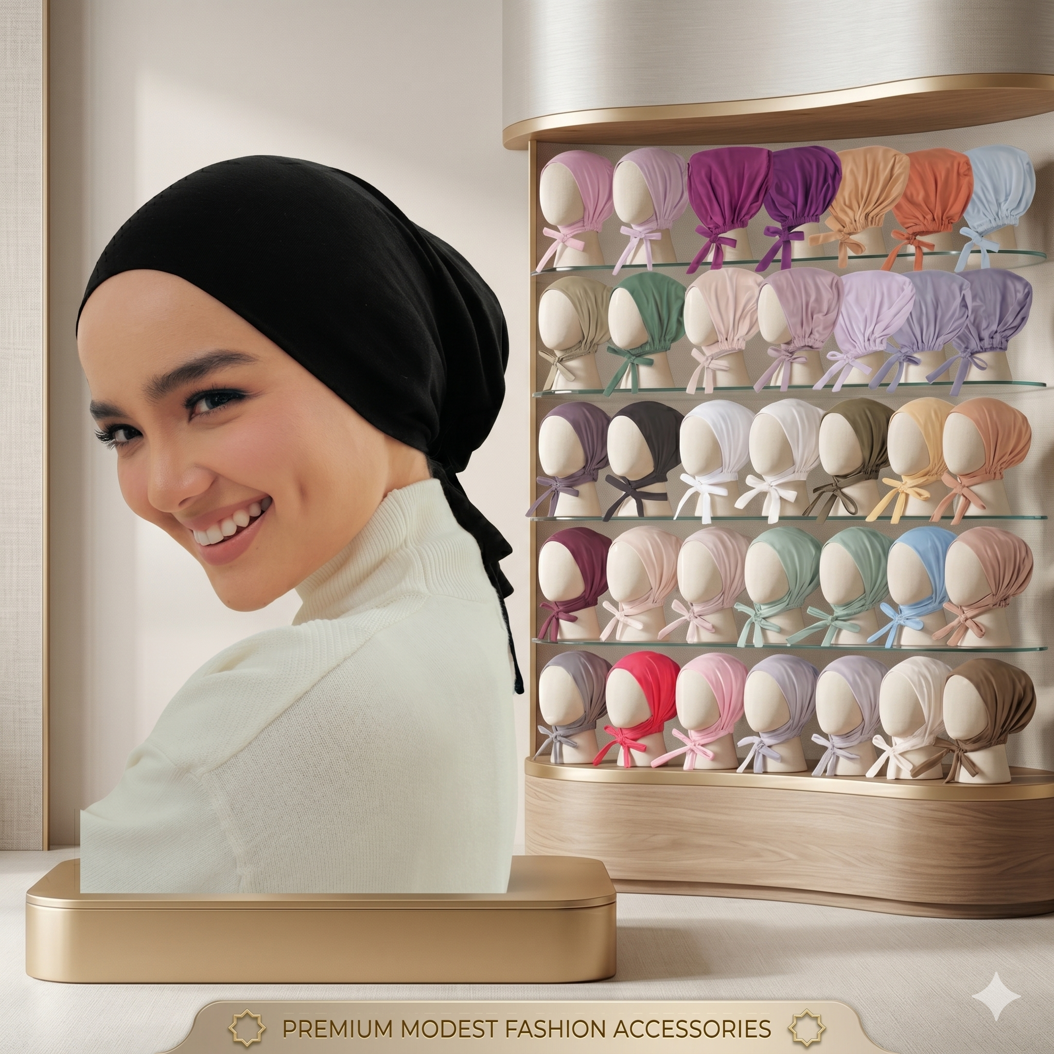 Cotton Jersey Hijab Undercap
