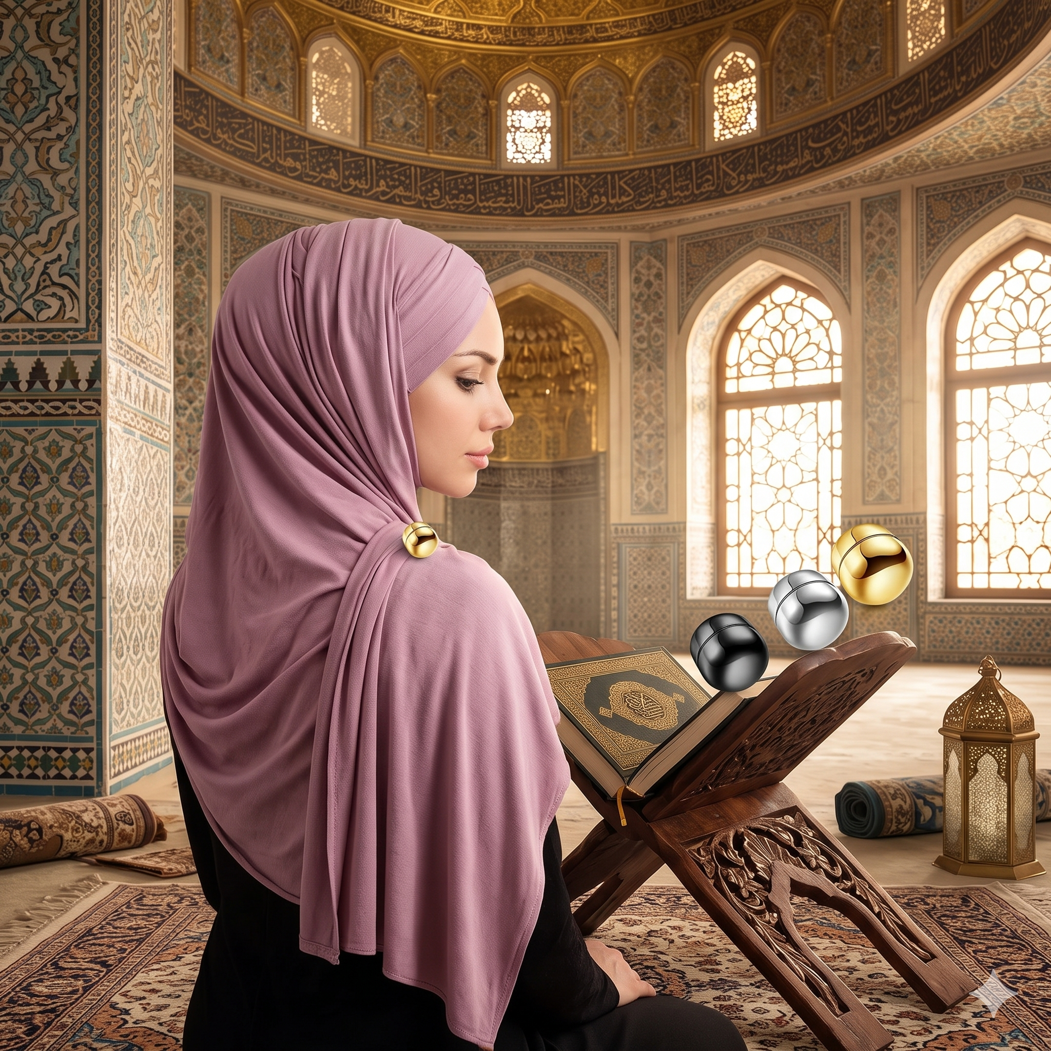 Magnetic Hijab Pins Set
