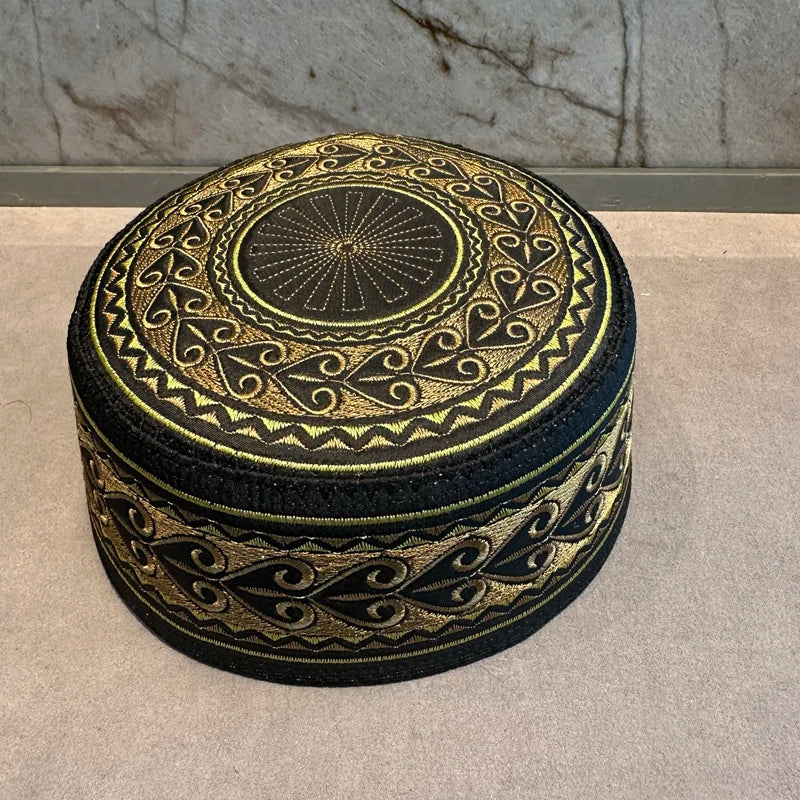Embroidered Muslim Prayer Cap