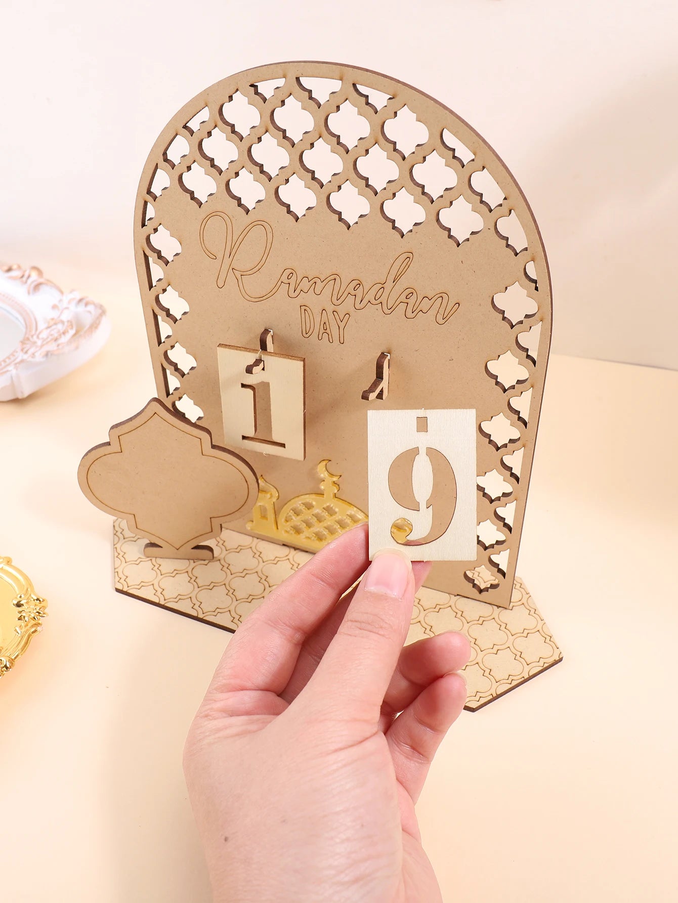 Ramadan Wooden Countdown Calendar