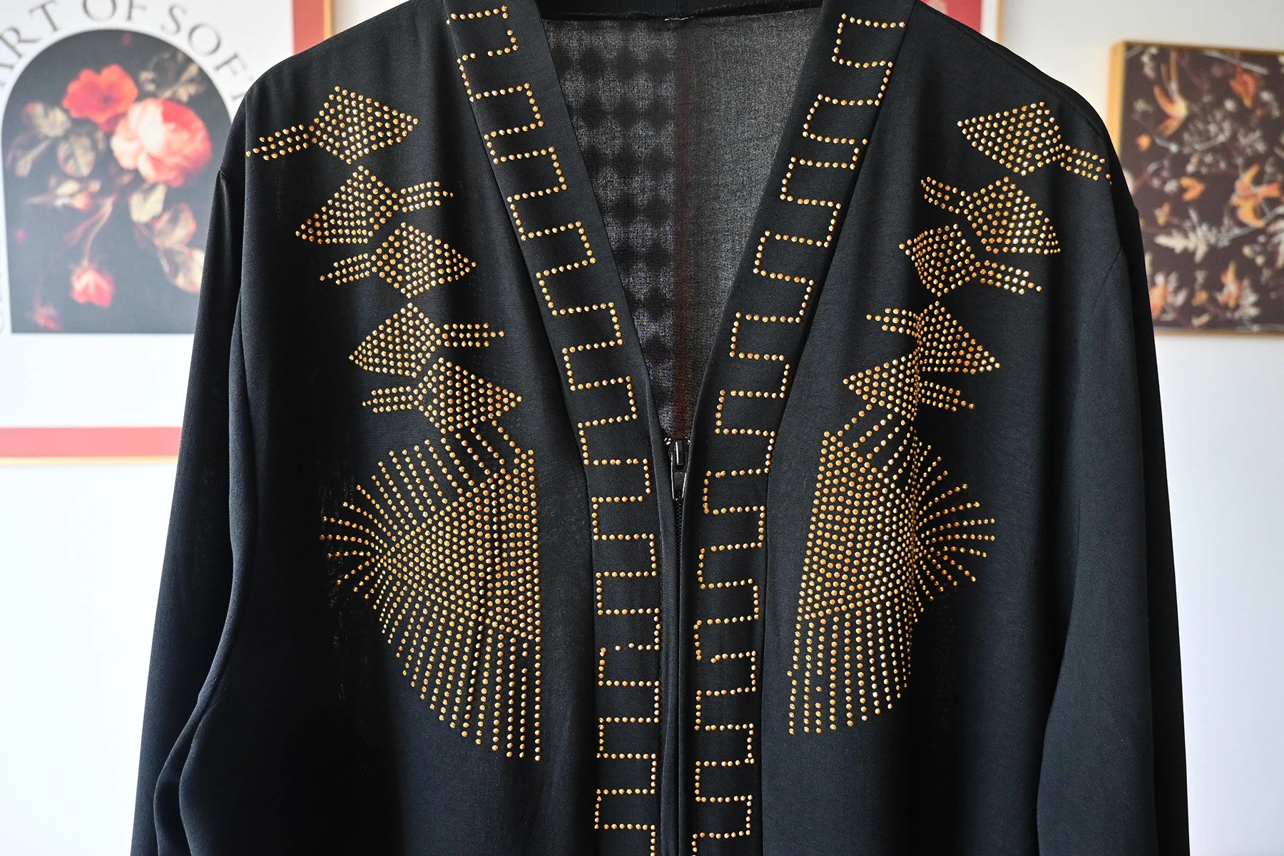 Elegant Chiffon Open Abaya