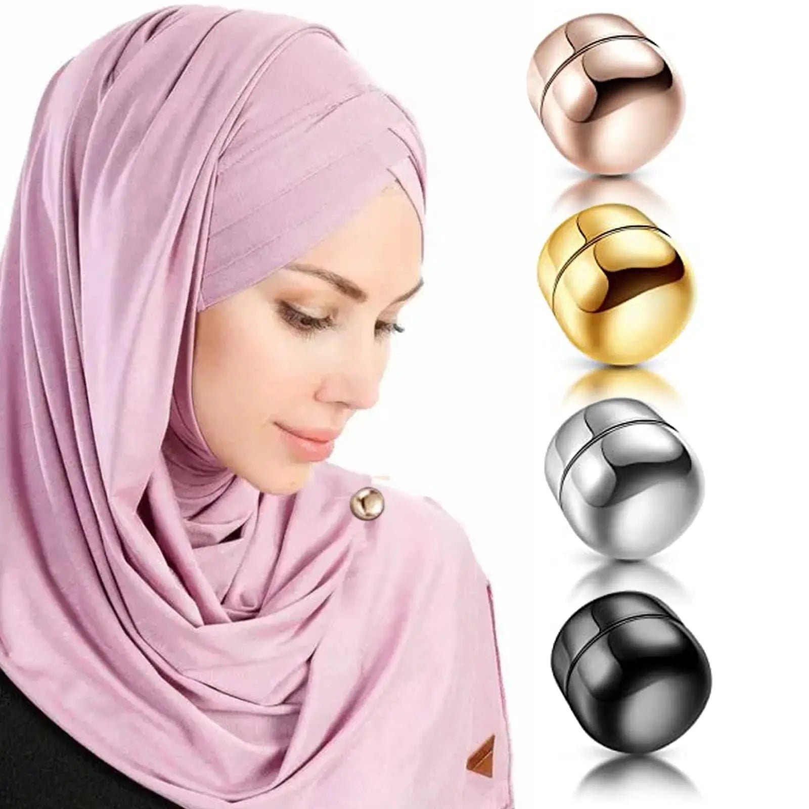 Magnetic Hijab Pins Set