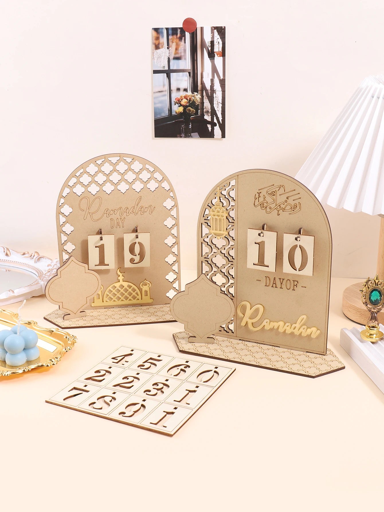 Ramadan Wooden Countdown Calendar