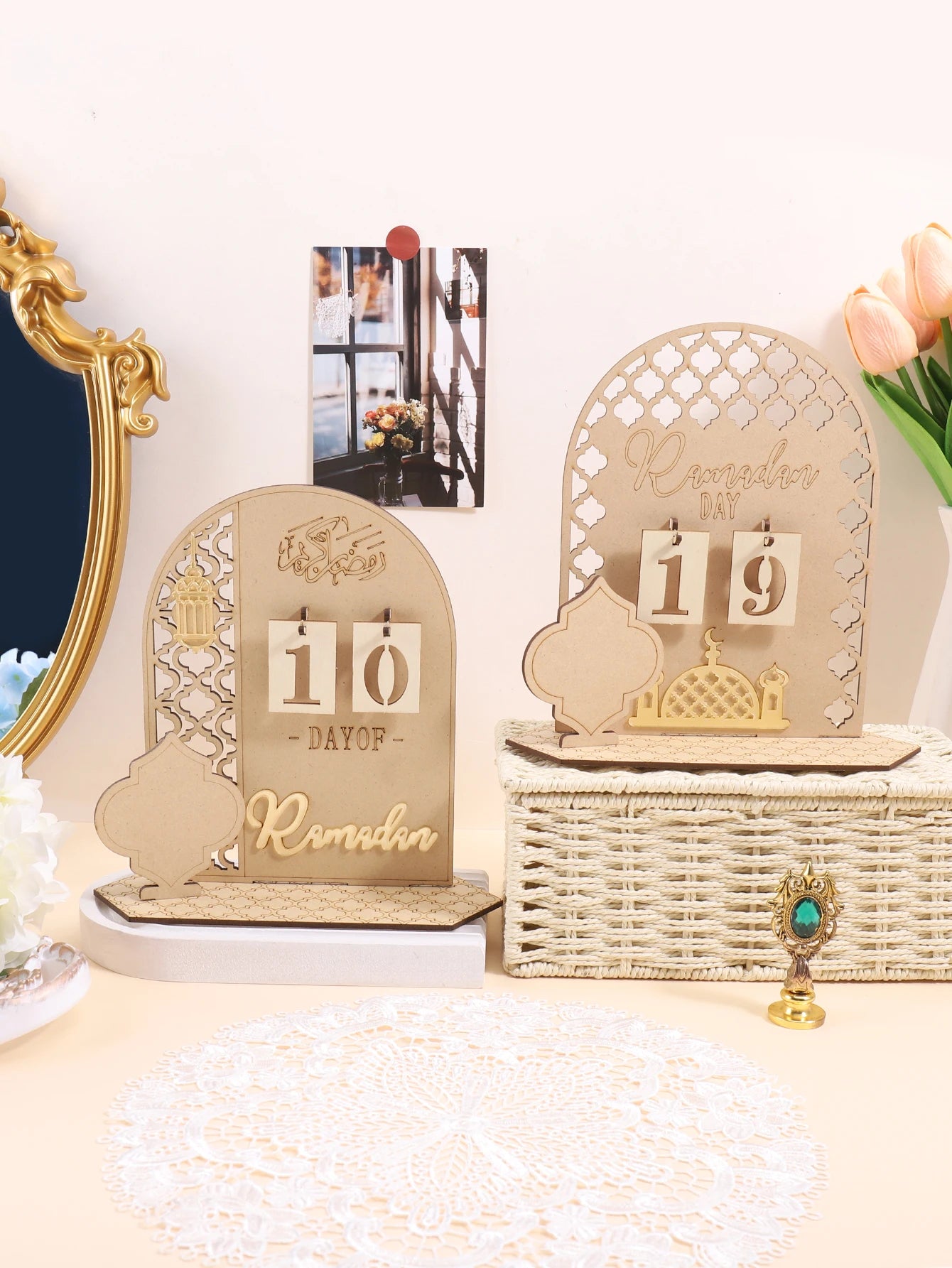 Ramadan Wooden Countdown Calendar