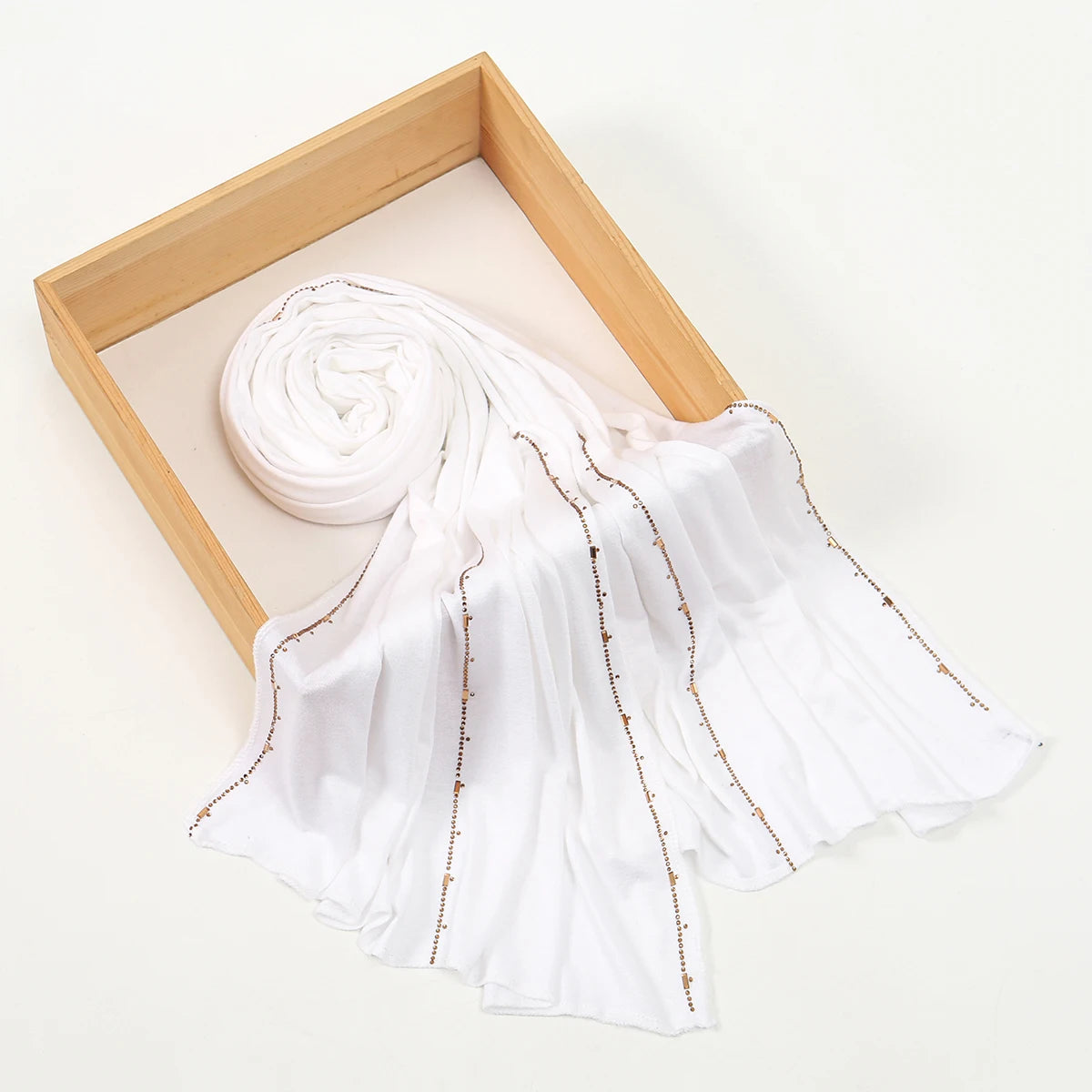 Rhinestone Modal Jersey Hijab Scarf