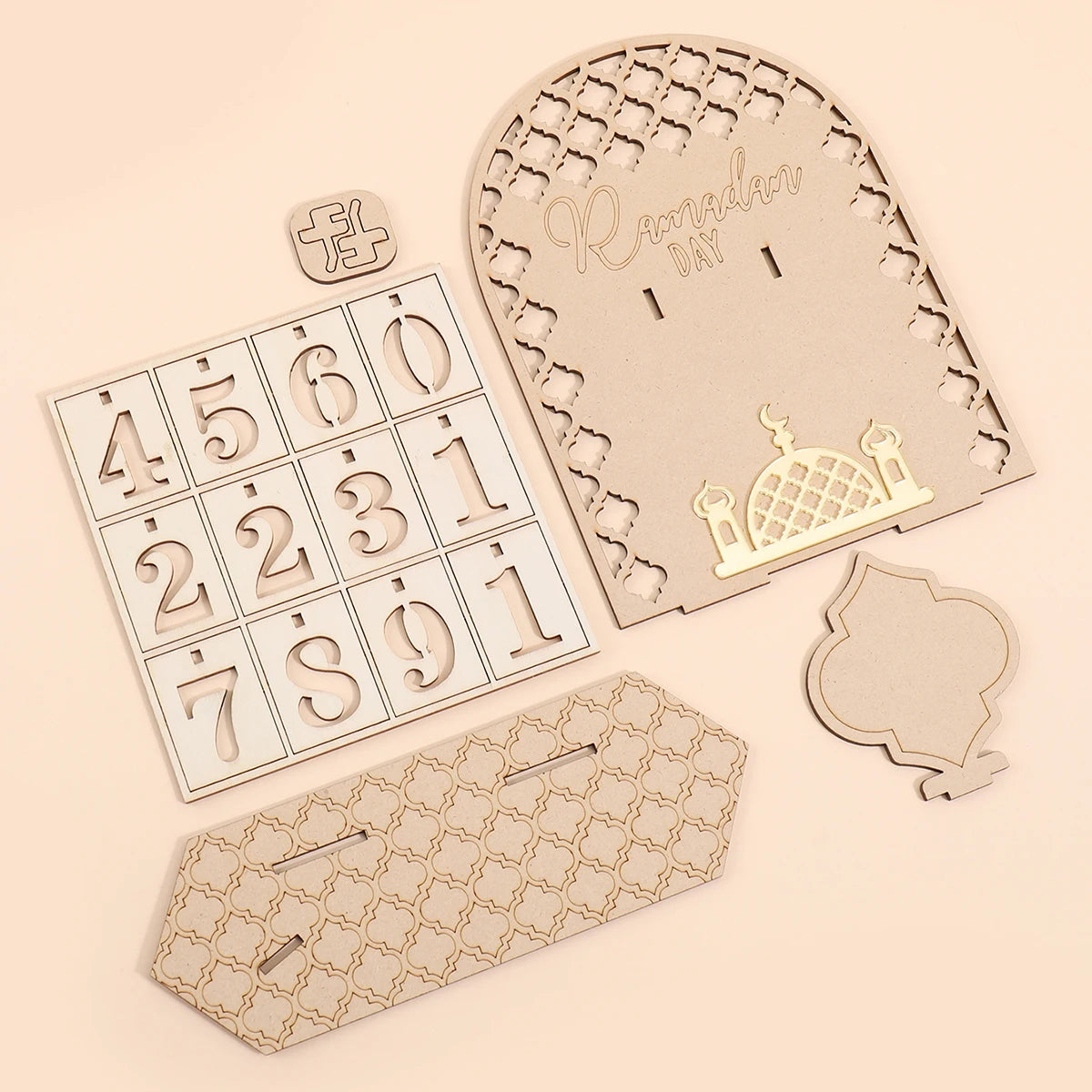 Ramadan Wooden Countdown Calendar
