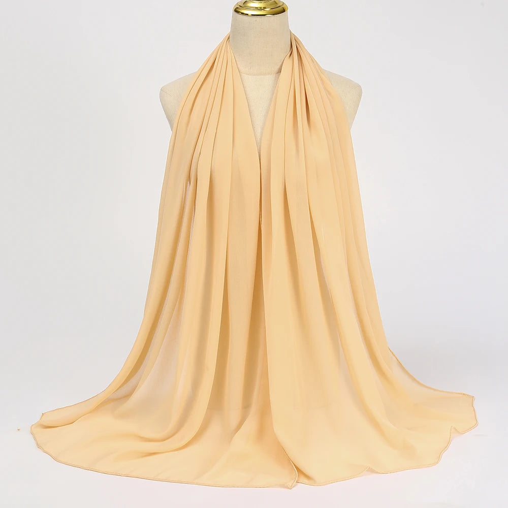 Muslim Chiffon Hijab Scarf Women
