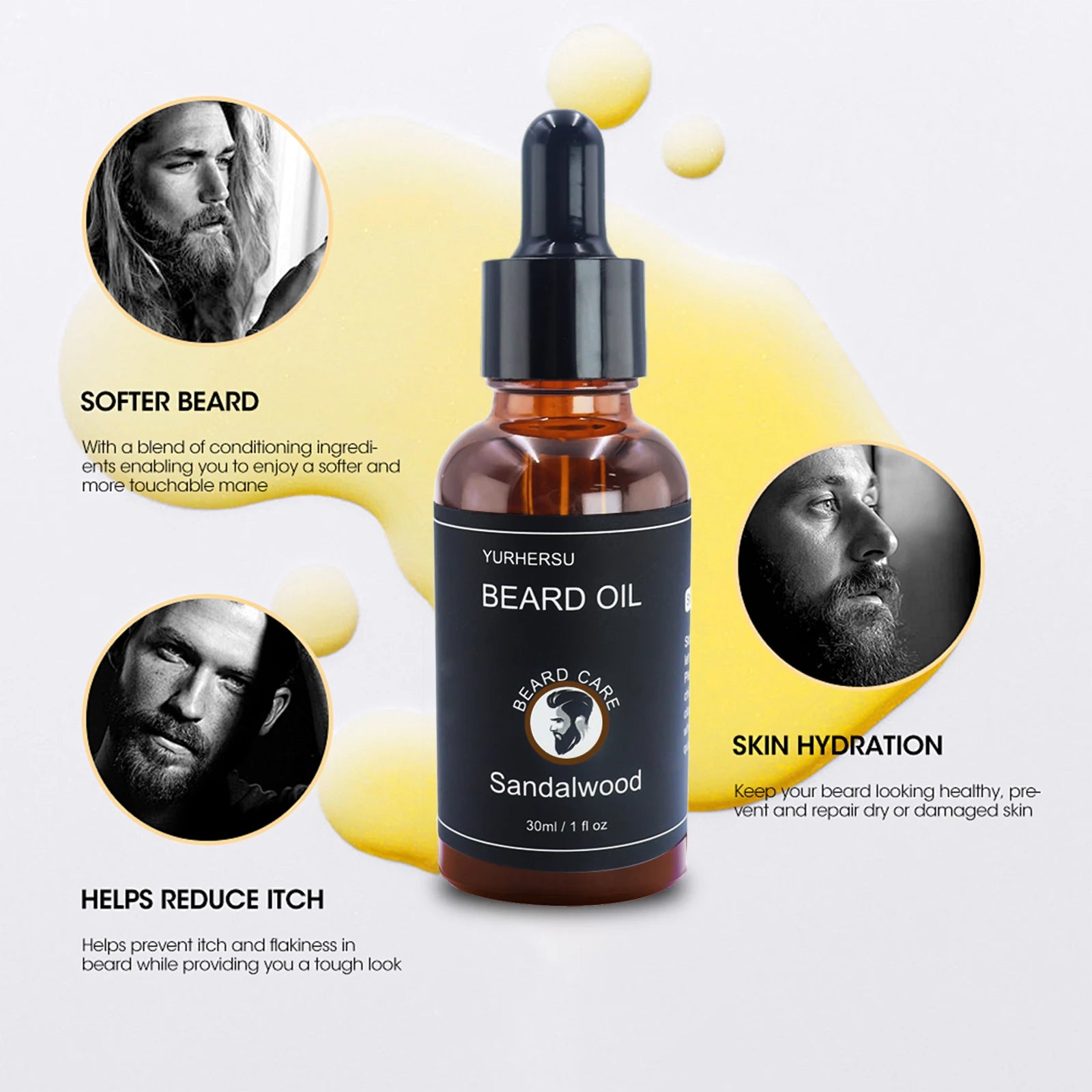 Natural Beard Growth Oil
