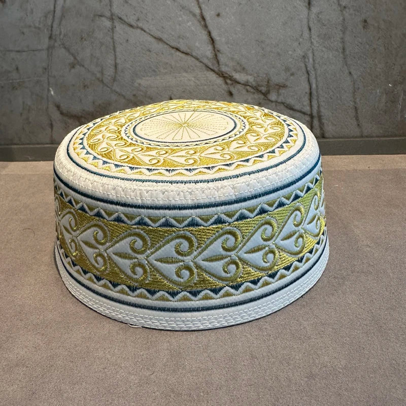 Embroidered Muslim Prayer Cap