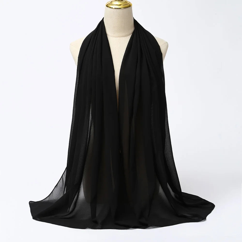 Muslim Chiffon Hijab Scarf Women