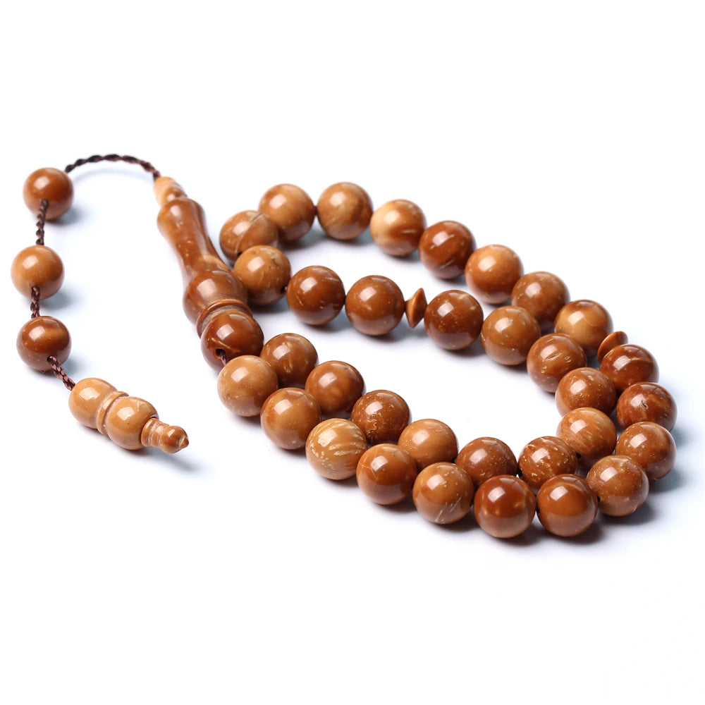 Natural Wood Tasbih Prayer Beads