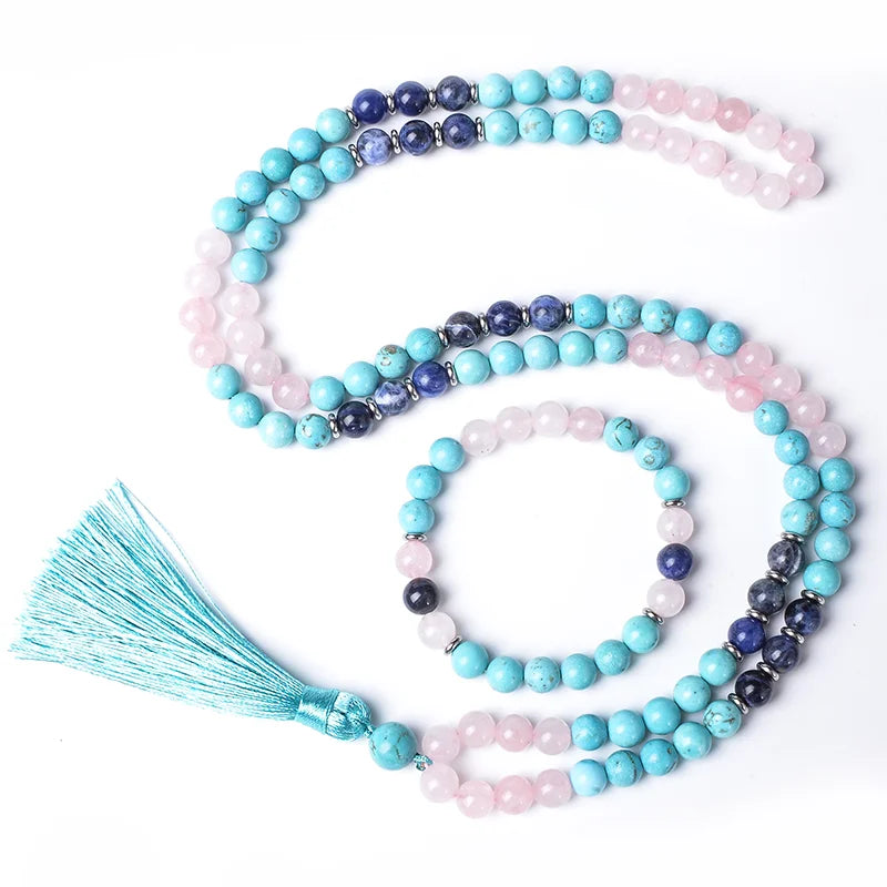 Natural Stone Tasbih Necklace