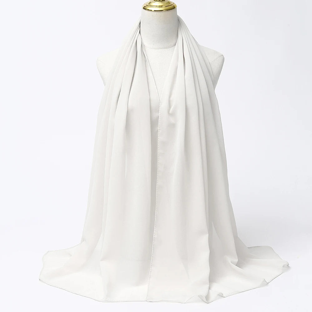 Muslim Chiffon Hijab Scarf Women