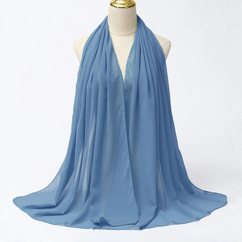 Muslim Chiffon Hijab Scarf Women