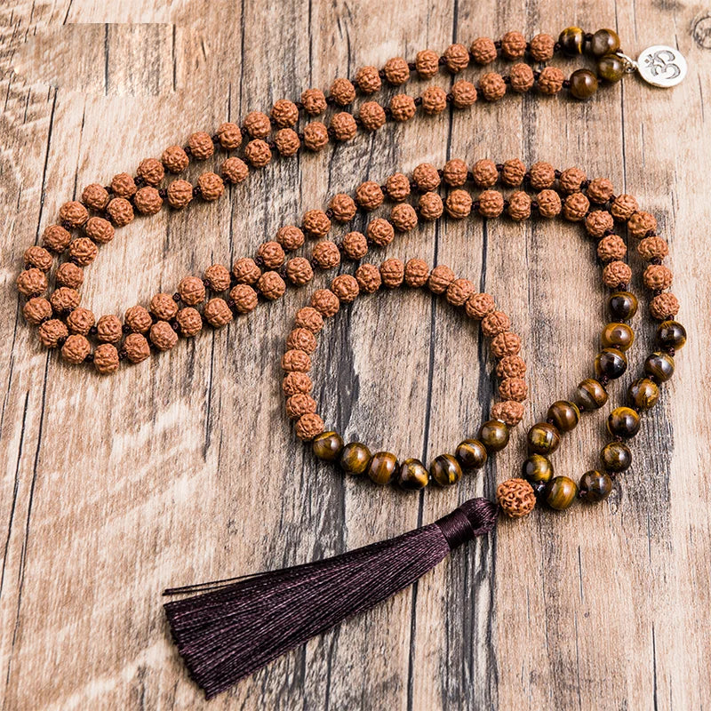 Natural Stone Tasbih Necklace