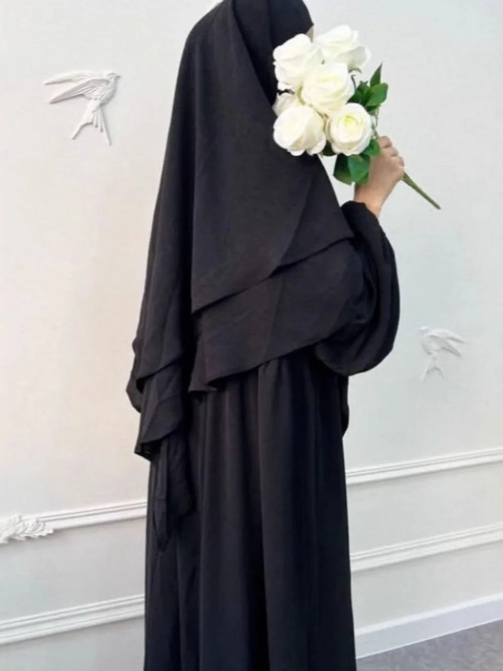 2-Piece Layered Khimar Prayer Set