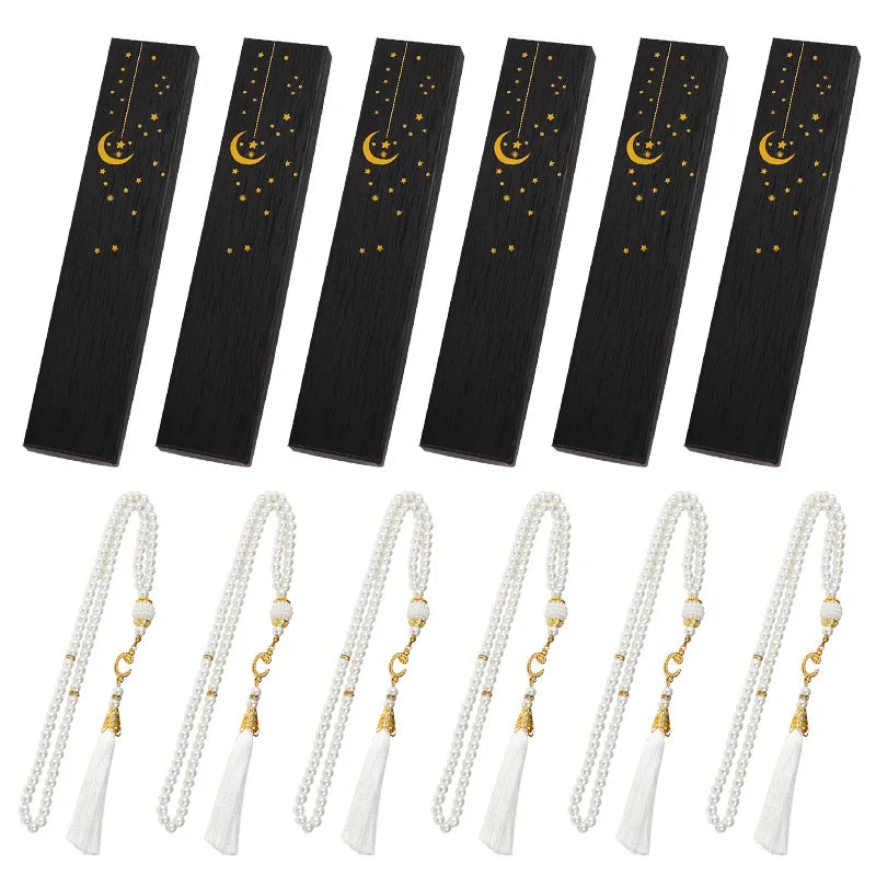 Glass Tasbih Prayer Beads Set