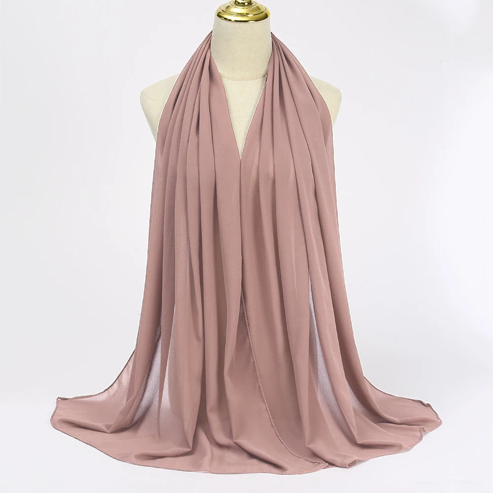 Muslim Chiffon Hijab Scarf Women