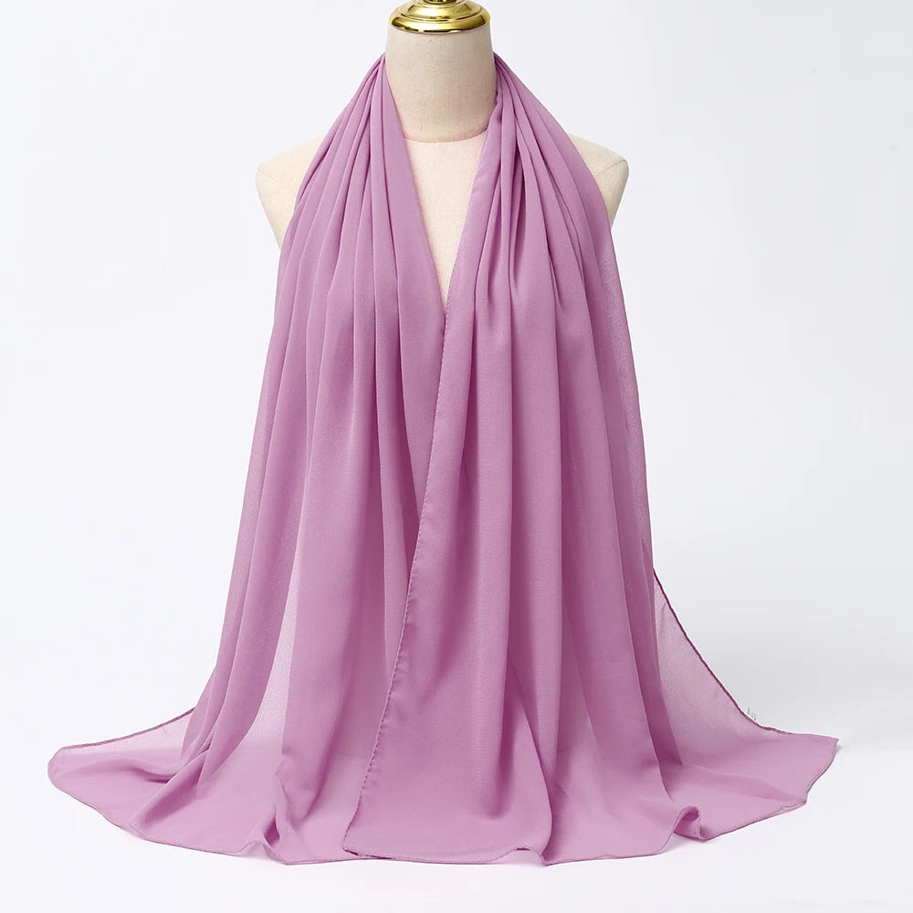Muslim Chiffon Hijab Scarf Women