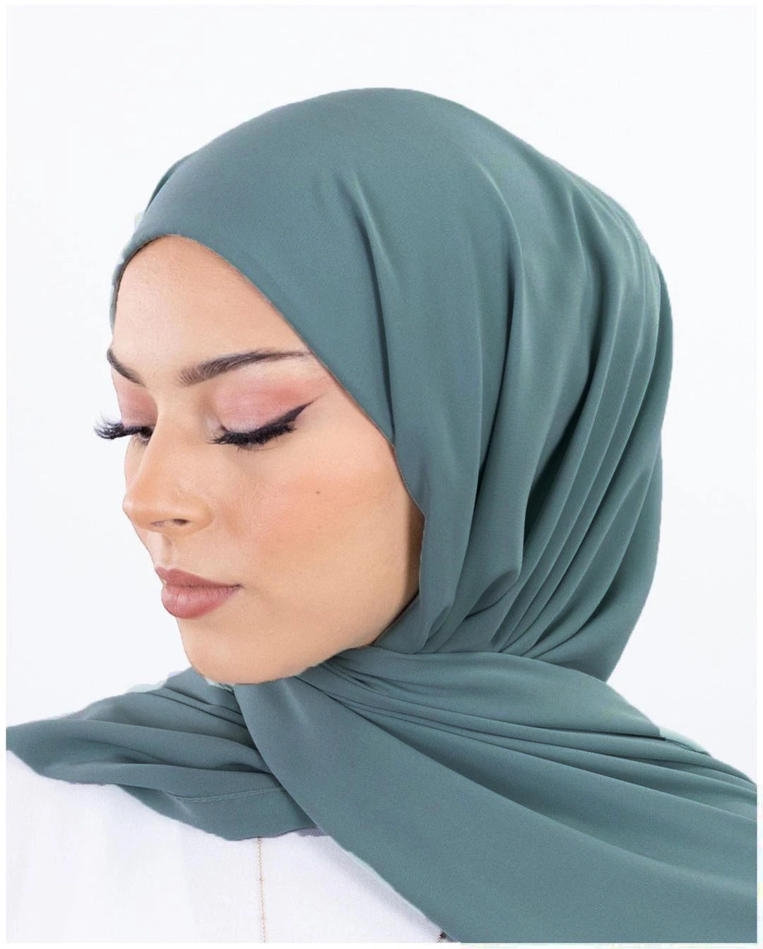 Pin-Free Instant Chiffon Hijab