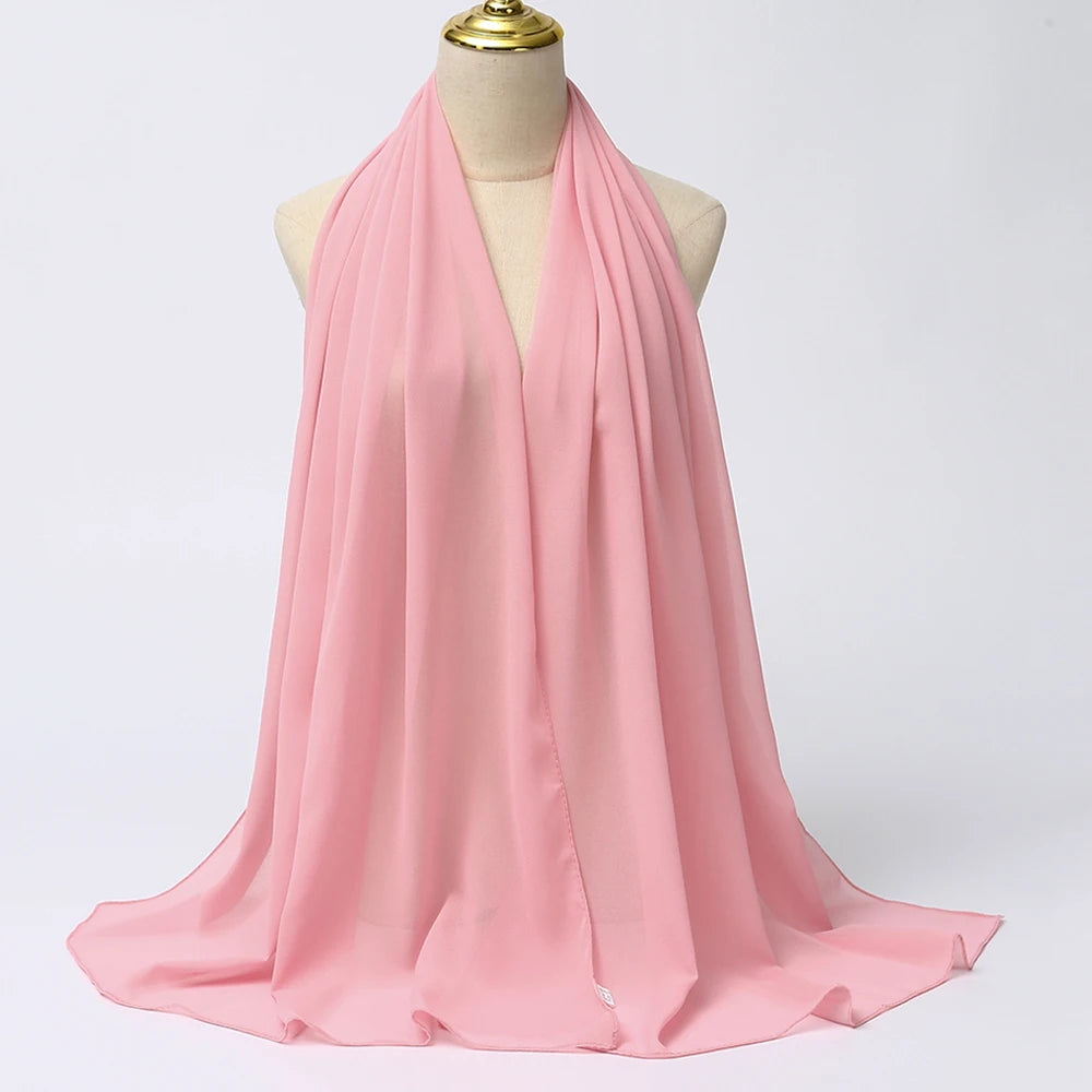 Muslim Chiffon Hijab Scarf Women