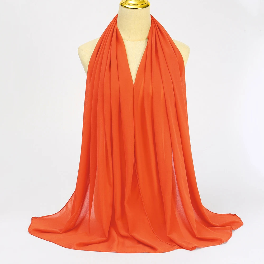 Muslim Chiffon Hijab Scarf Women