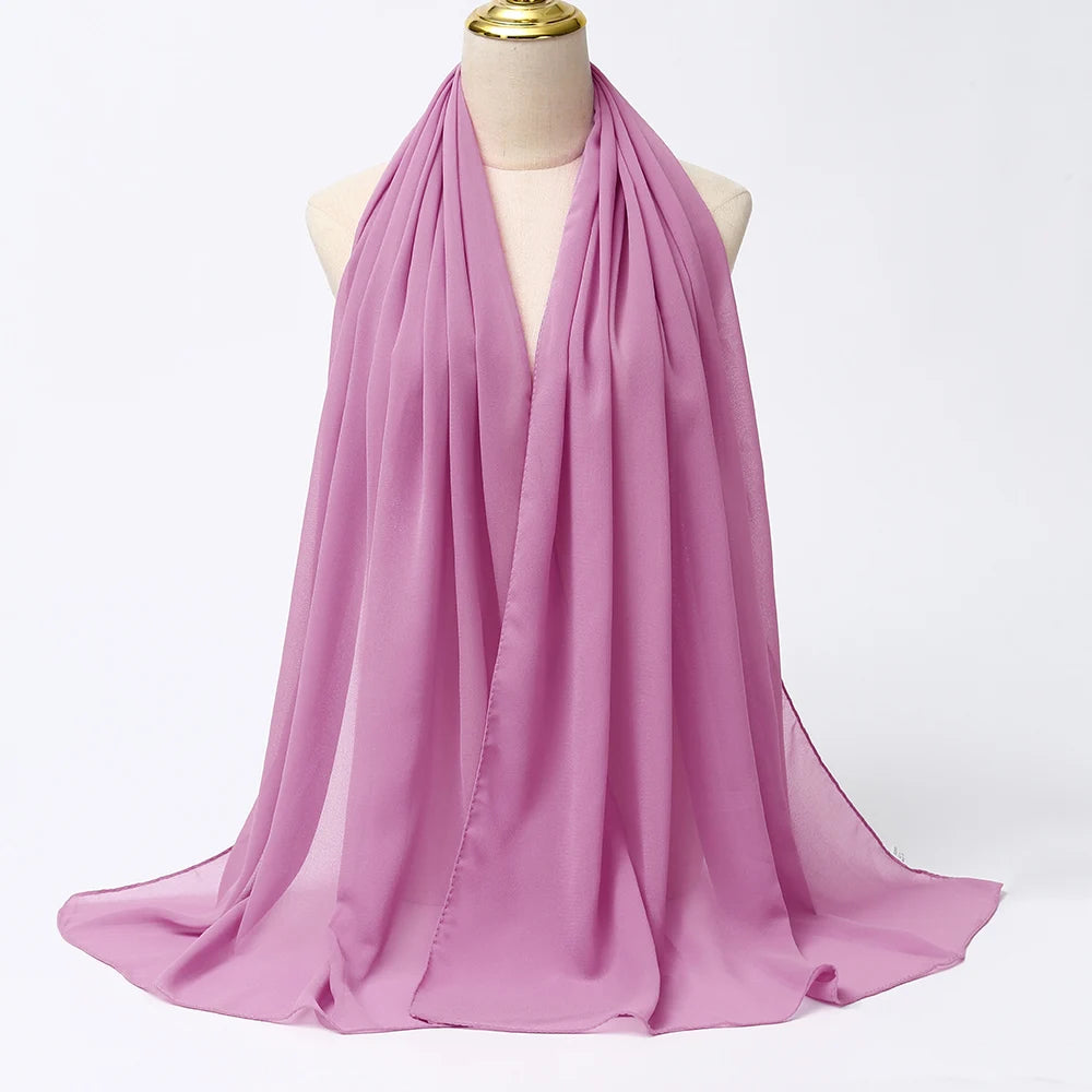 Muslim Chiffon Hijab Scarf Women