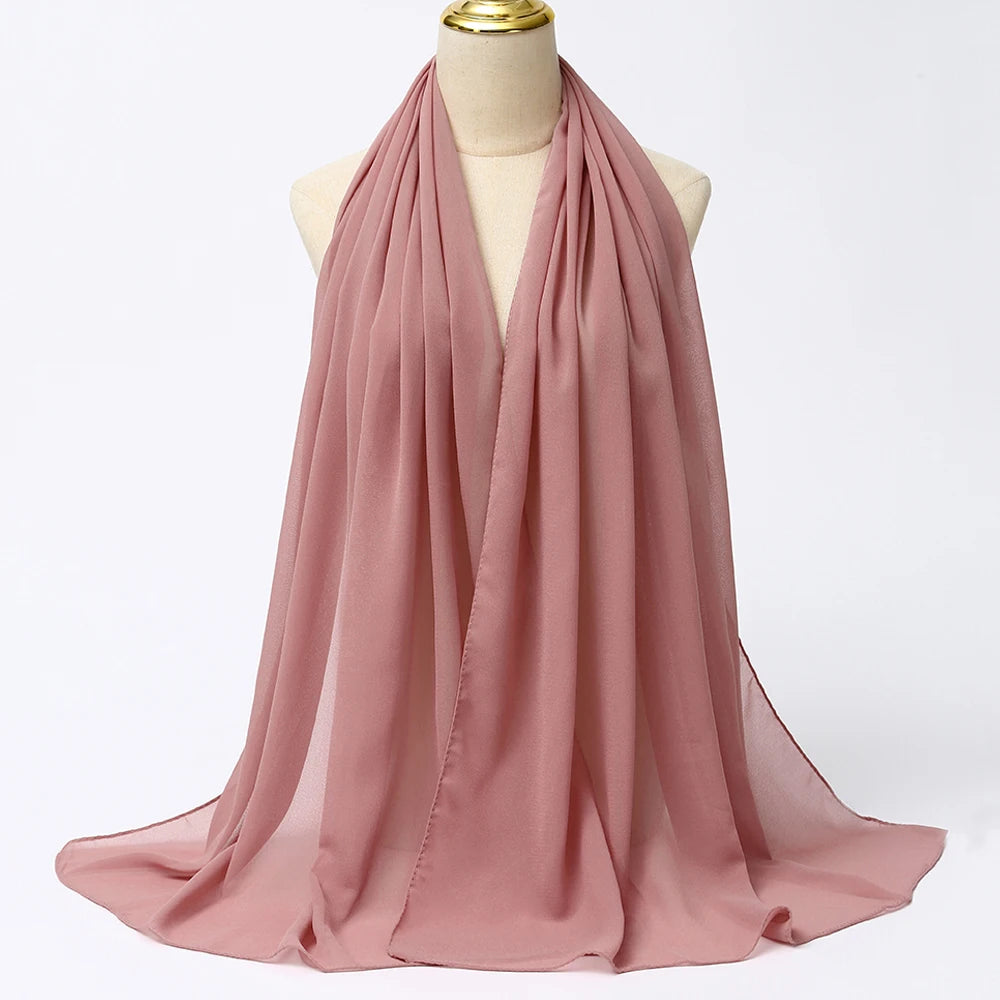 Muslim Chiffon Hijab Scarf Women