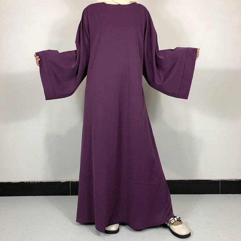 Plain Nida Abaya with Belt
