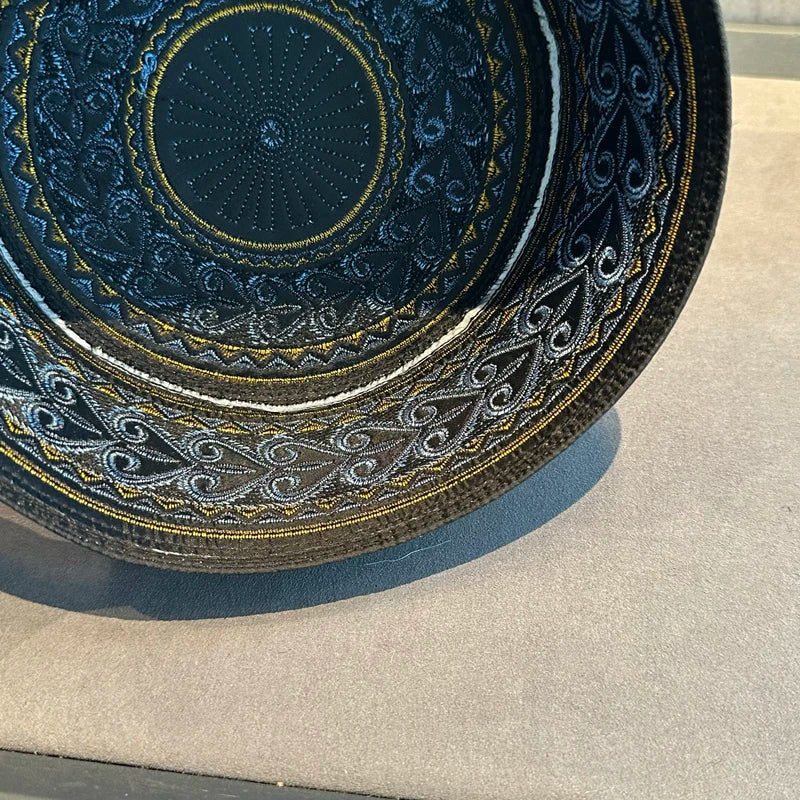 Embroidered Muslim Prayer Cap
