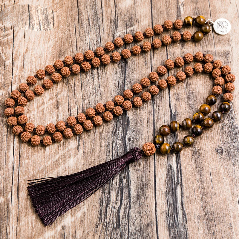 Natural Stone Tasbih Necklace