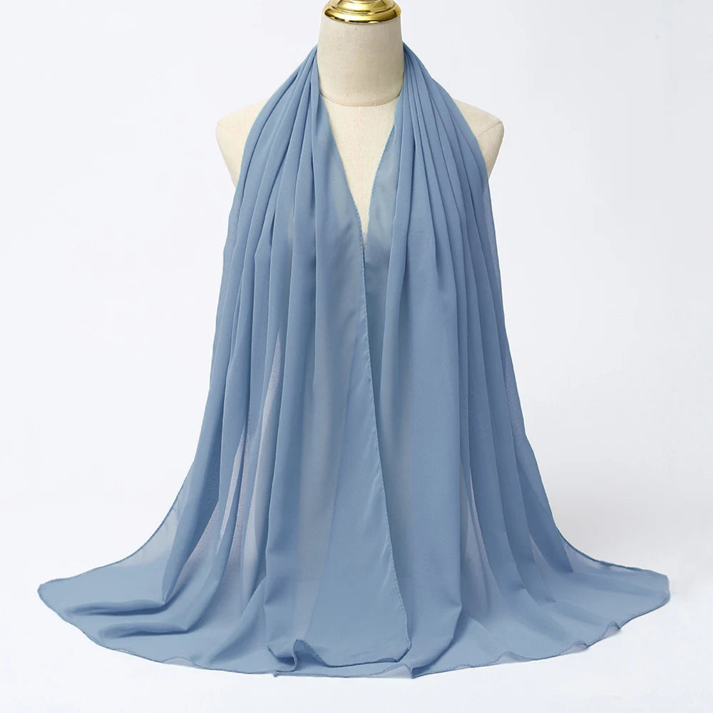 Muslim Chiffon Hijab Scarf Women