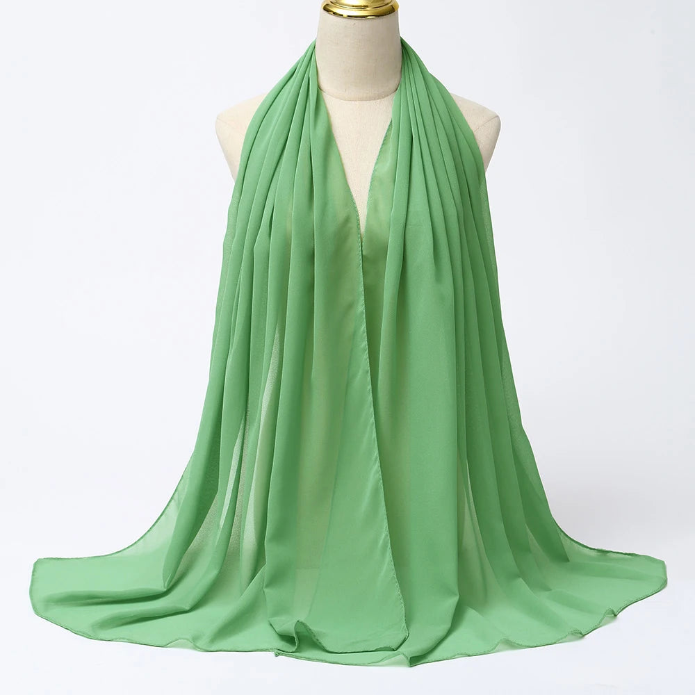 Muslim Chiffon Hijab Scarf Women