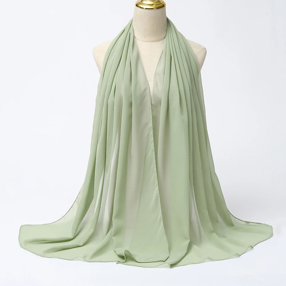 Muslim Chiffon Hijab Scarf Women