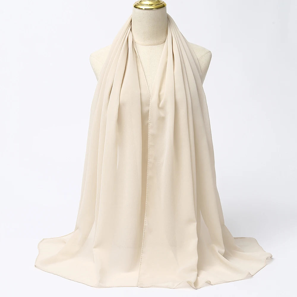 Muslim Chiffon Hijab Scarf Women