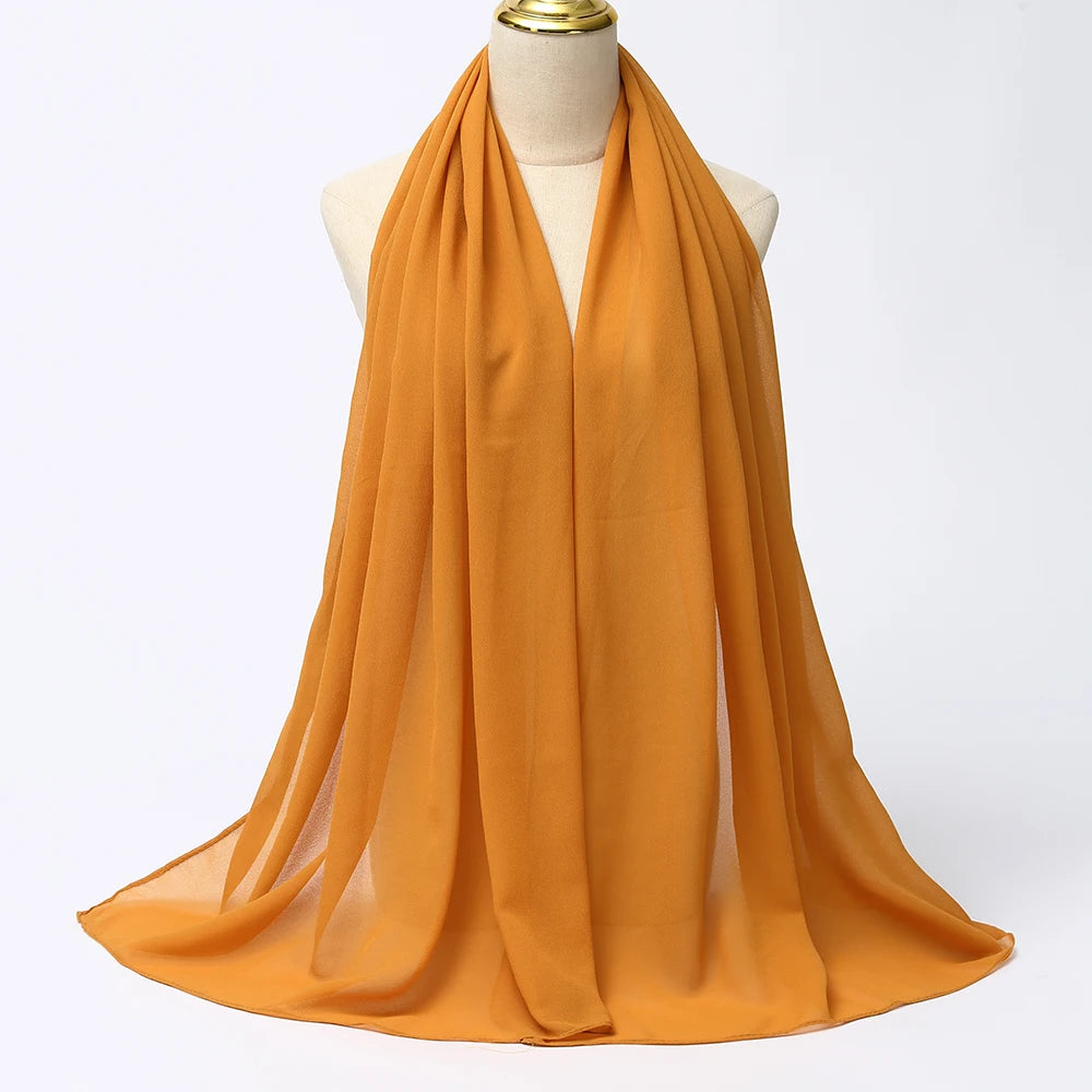 Muslim Chiffon Hijab Scarf Women