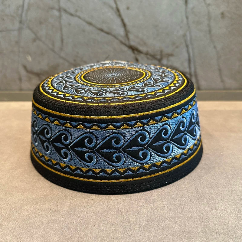 Embroidered Muslim Prayer Cap