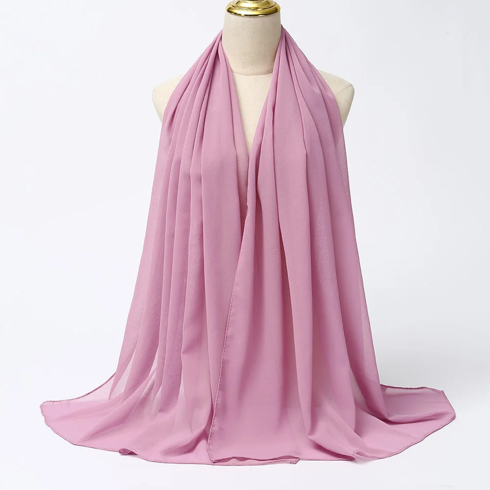 Muslim Chiffon Hijab Scarf Women