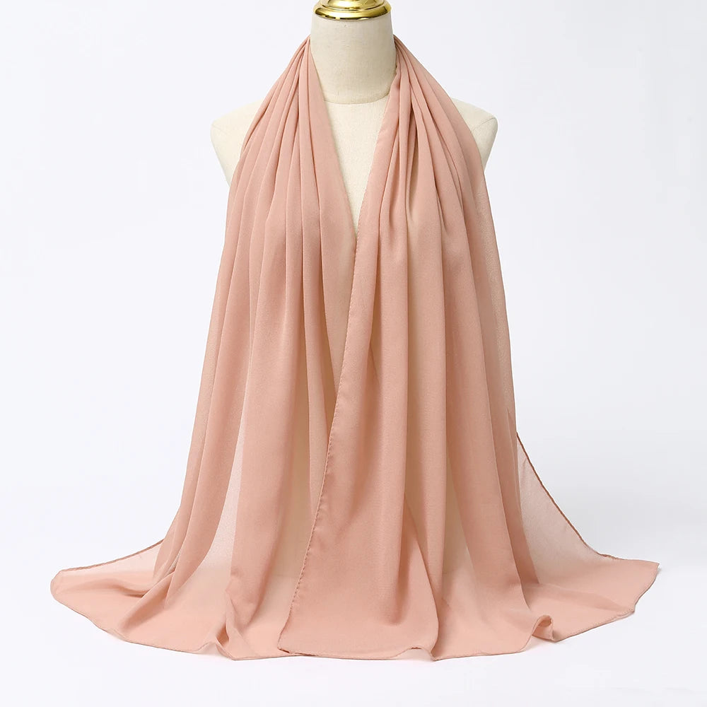 Muslim Chiffon Hijab Scarf Women