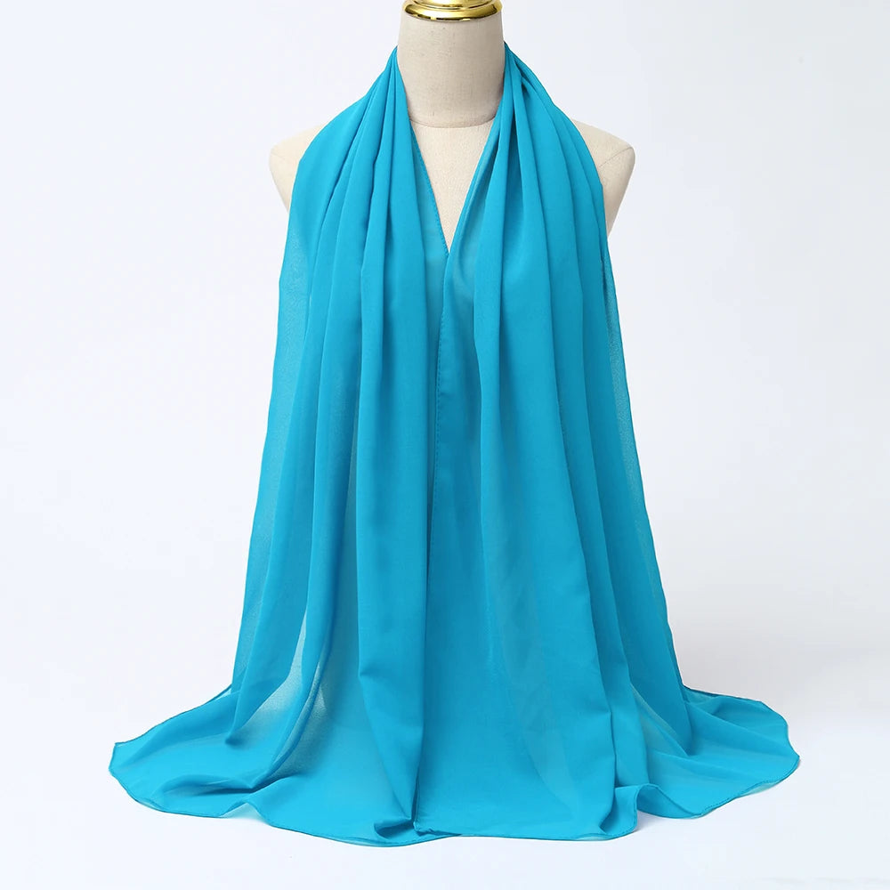 Muslim Chiffon Hijab Scarf Women