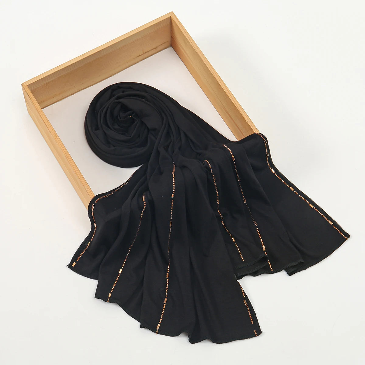 Rhinestone Modal Jersey Hijab Scarf