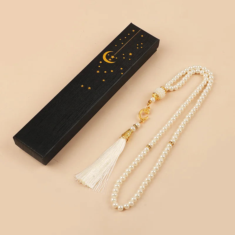 Glass Tasbih Prayer Beads Set