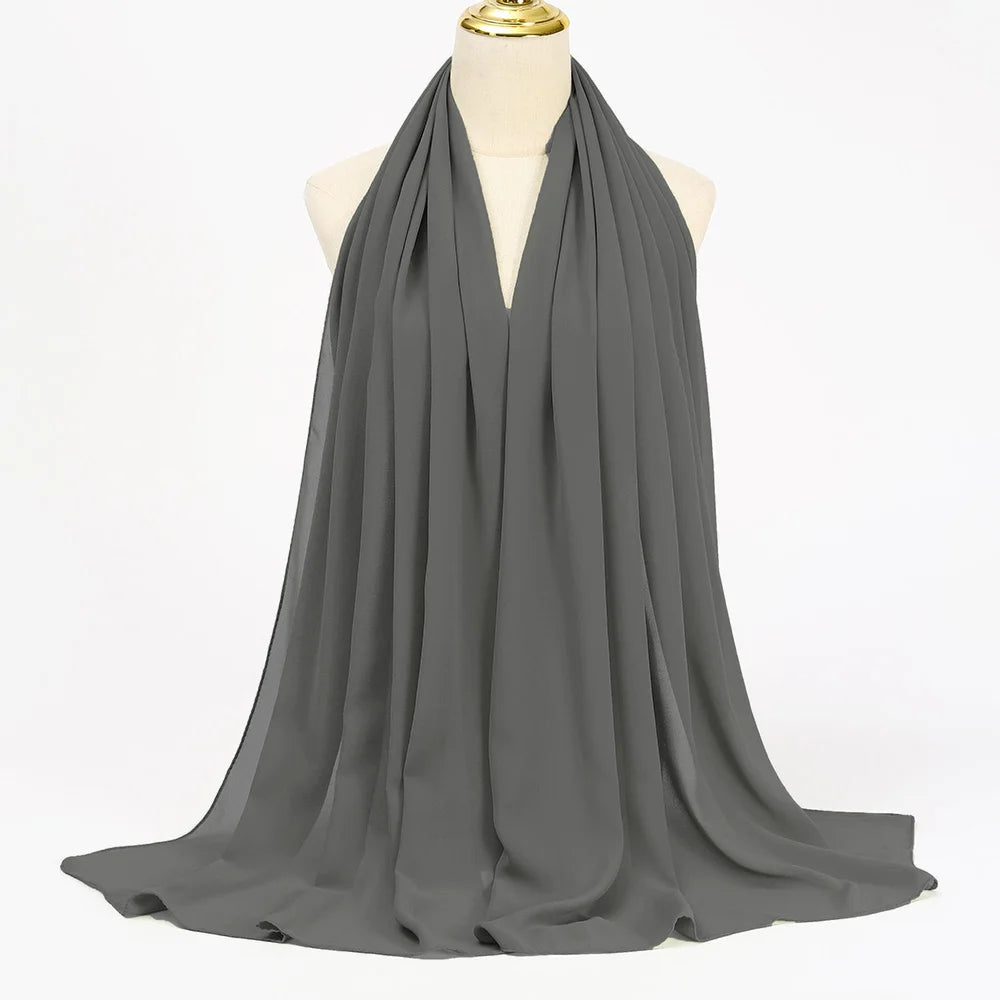 Muslim Chiffon Hijab Scarf Women