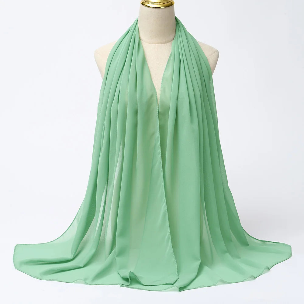 Muslim Chiffon Hijab Scarf Women