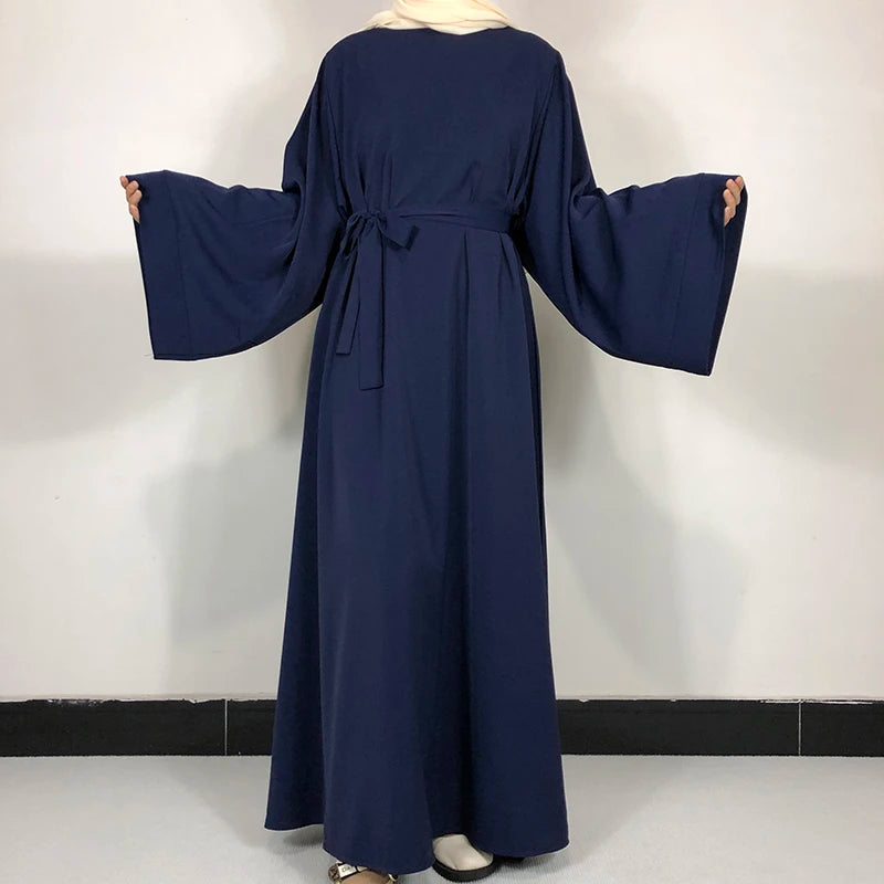 Plain Nida Abaya with Belt