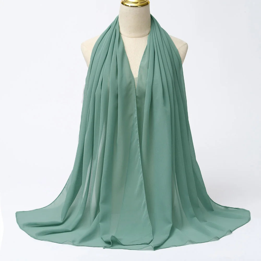 Muslim Chiffon Hijab Scarf Women