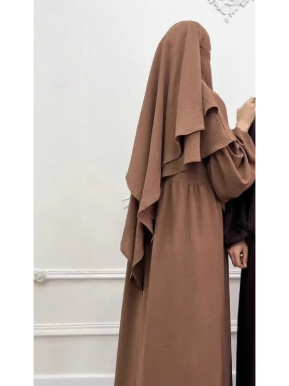 2-Piece Layered Khimar Prayer Set