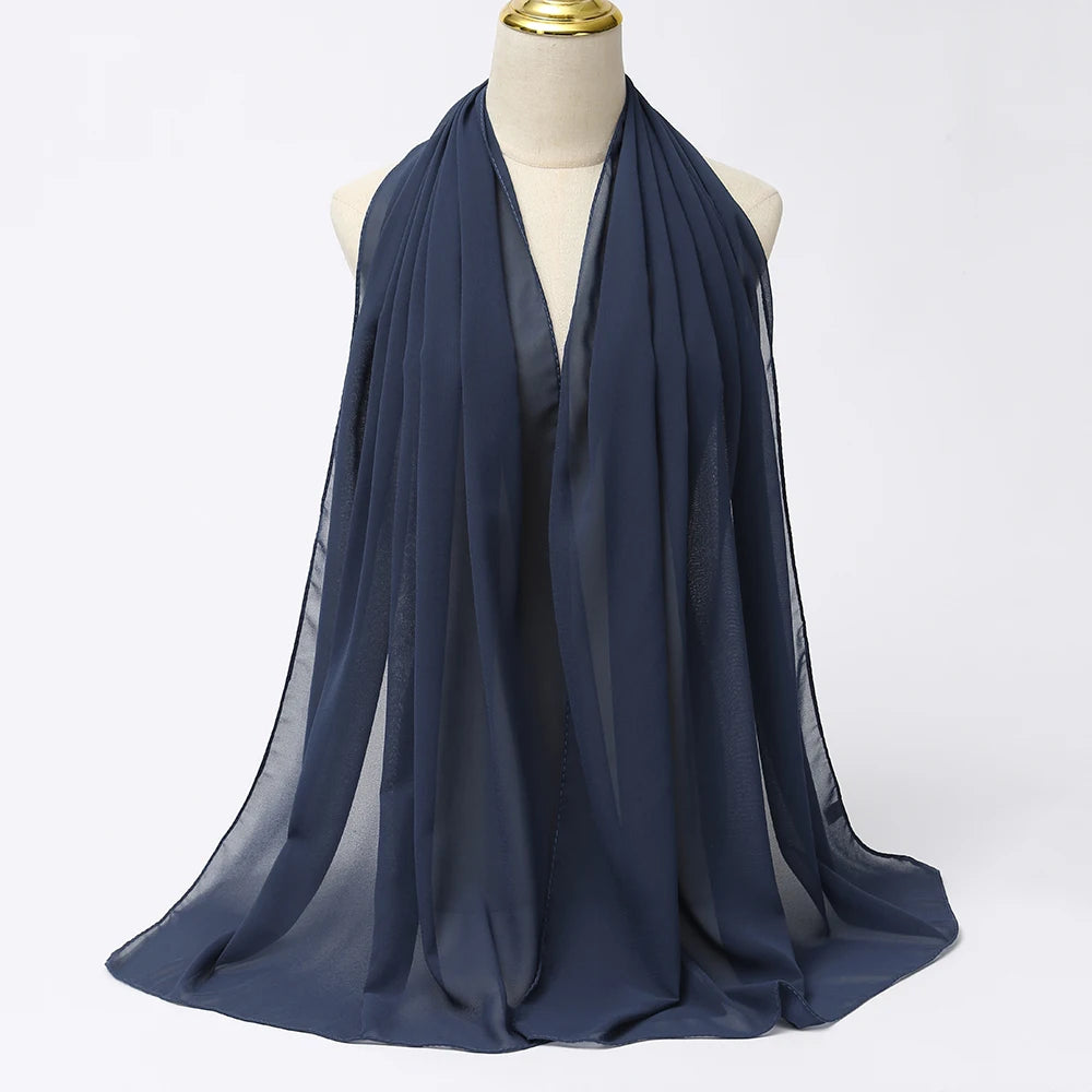Muslim Chiffon Hijab Scarf Women