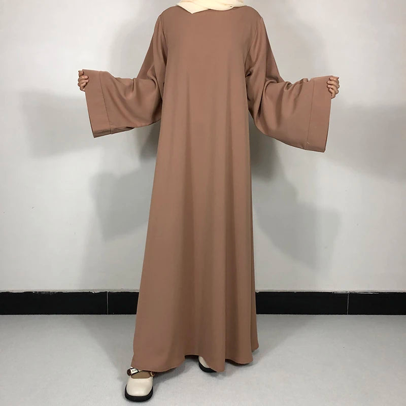 Plain Nida Abaya with Belt